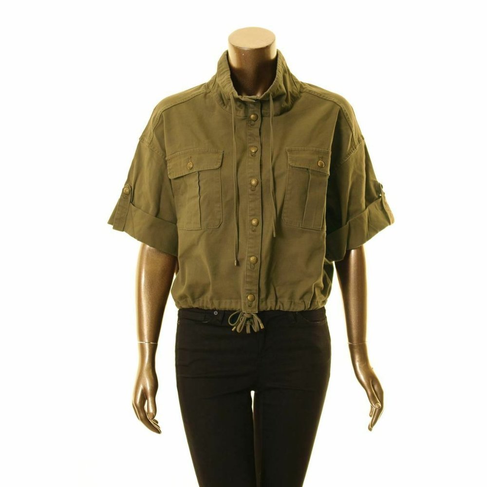 NEW!Ralph 12 Lauren military crop jacket - Picture 5 of 15